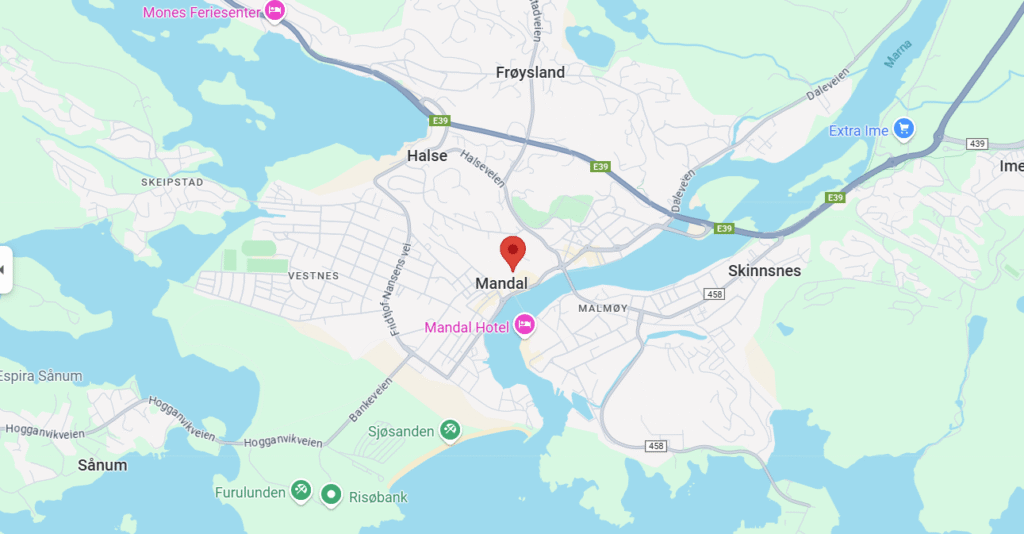 IPTV Norway Map location